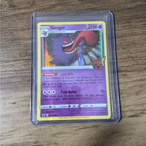 Gengar Pokémon Card - Purple Holo